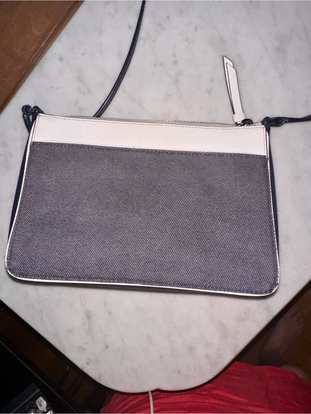 kate spade New York Cameron Denim Colorblock Medium Top Zip Crossbody Bag